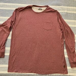 Lee Premium Select Long Sleeve Tee - Burgundy - XXL